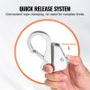 VEVOR Boat Anchor Hook, 304 Stainless Steel Slide Anchor, Knotless Anchor System with Quick Release